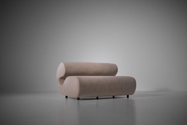 Curved Sofa, Italy, 1960s-CO-1268984