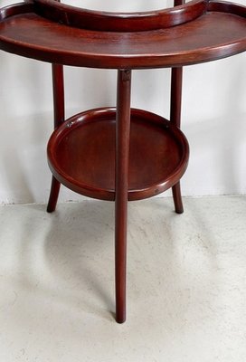 Curved Wooden Barbershop Tables in the style of Thonet, 1920, Set of 2-RVK-1065028