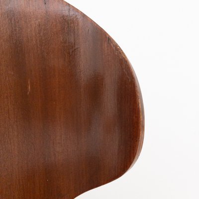 Curved Wooden Chairs Model Lulli by Carlo Ratti for Industria Legni Curvati, Italy, 1950s, Set of 6-UPW-1741706