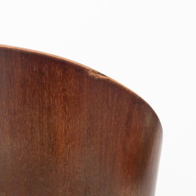 Curved Wooden Chairs Model Lulli by Carlo Ratti for Industria Legni Curvati, Italy, 1950s, Set of 6-UPW-1741706