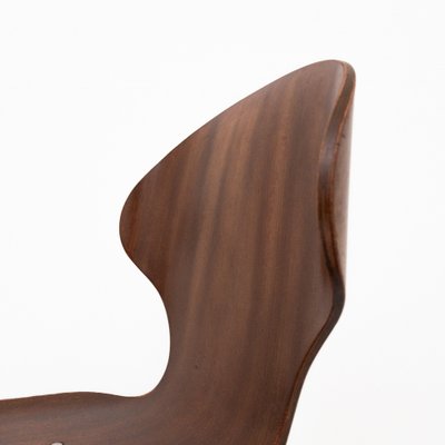 Curved Wooden Chairs Model Lulli by Carlo Ratti for Industria Legni Curvati, Italy, 1950s, Set of 6-UPW-1741706