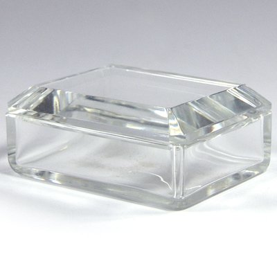 Cut Crystal Glass Box from Val St Lambert, Belgium, 1950s-GIW-1123318