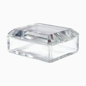 Cut Crystal Glass Box from Val St Lambert, Belgium, 1950s-GIW-1123318