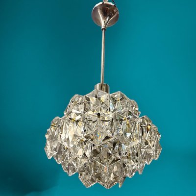 Cut Crystal Light Pendant by Kinkeldey, 1970s-JJC-1393365