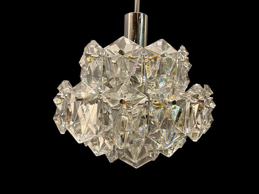 Cut Crystal Light Pendant by Kinkeldey, 1970s-JJC-1393365