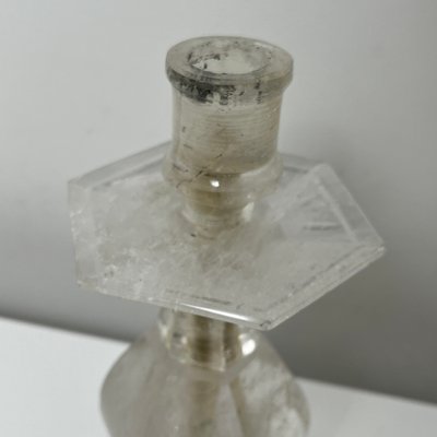 Cut Rock Crystal Candleholder-XOM-2025980