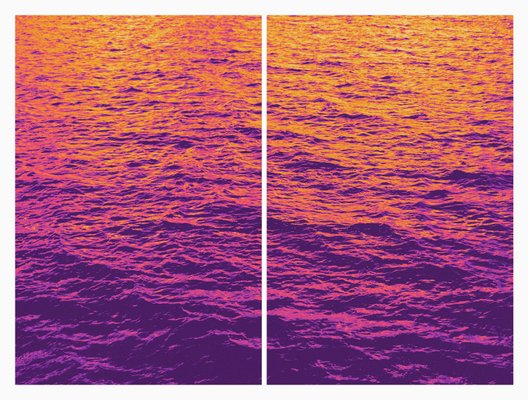 Cyd Fontaine, Burnt Ocean Waters Diptych, 2023, Giclee Print-RWC-1731229