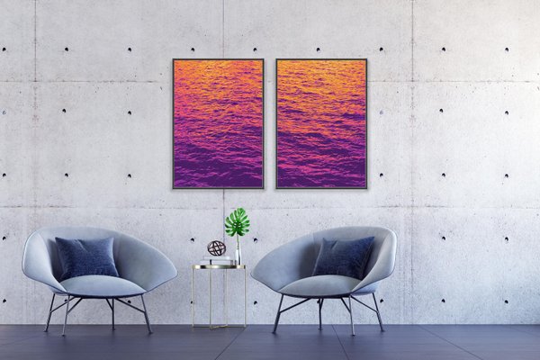 Cyd Fontaine, Burnt Ocean Waters Diptych, 2023, Giclee Print-RWC-1731229