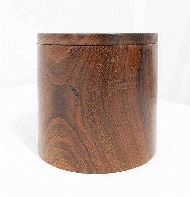 Cylindrical Wood Box, 1960s, France-RIU-858156