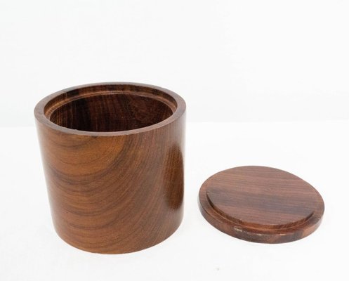 Cylindrical Wood Box, 1960s, France-RIU-858156