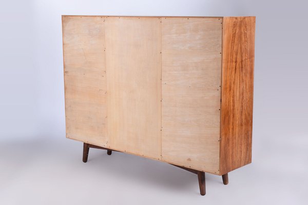 Czech Art Deco Sideboard in Walnut, 1940s-WHY-1747272