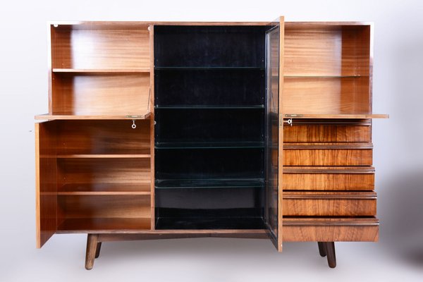 Czech Art Deco Sideboard in Walnut, 1940s-WHY-1747272