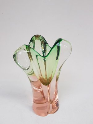 Czech Art Glass Vase by Josef Hospodka for Chrisbska, 1960s-QDP-665652