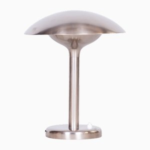 Czech Bauhaus Table Lamp in Nickle-Plated Steel by František Anýž, 1920s-WHY-1722677