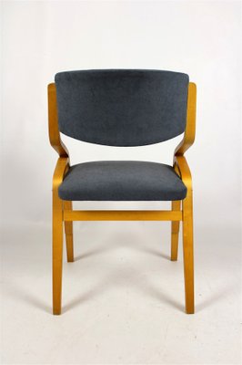 Czech Bent Plywood Chairs from Holesov, 1970s, Set of 4-WVS-982679