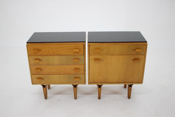 Czech Chest of Drawers by Frantisek Mezulanik, 1960s, Set of 2-TZ-1271426