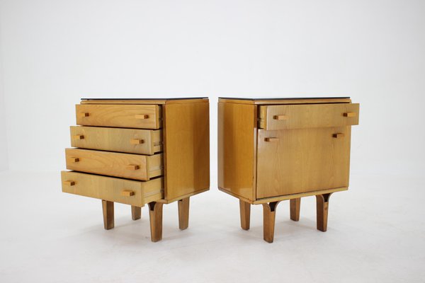 Czech Chest of Drawers by Frantisek Mezulanik, 1960s, Set of 2-TZ-1271426