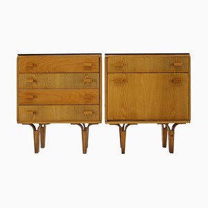 Czech Chest of Drawers by Frantisek Mezulanik, 1960s, Set of 2-TZ-1271426