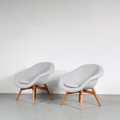 Czech Lounge Chairs by Frantisek Jirak, 1950s, Set of 2-GG-1082064