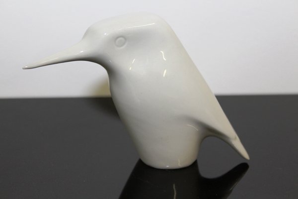 Czech Porcelain Kingfisher from Royal Dux, 1960s-ZWH-796644