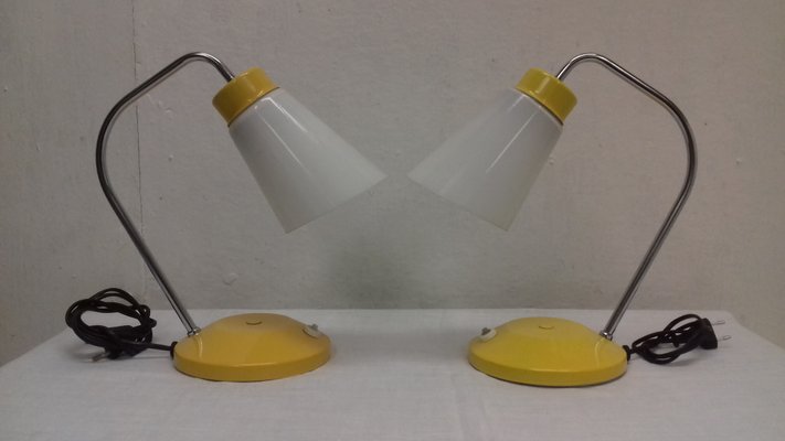 Czech Table Lamps from Lidokov, 1960s, Set of 2-TZ-584638