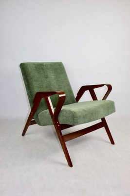 Czech Tatra Armchair in Olive Green attributed to Frantisek Jirak, 1970s-UJQ-2036240