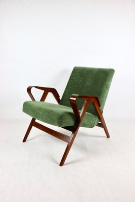 Czech Tatra Armchair in Olive Green attributed to Frantisek Jirak, 1970s-UJQ-2036240