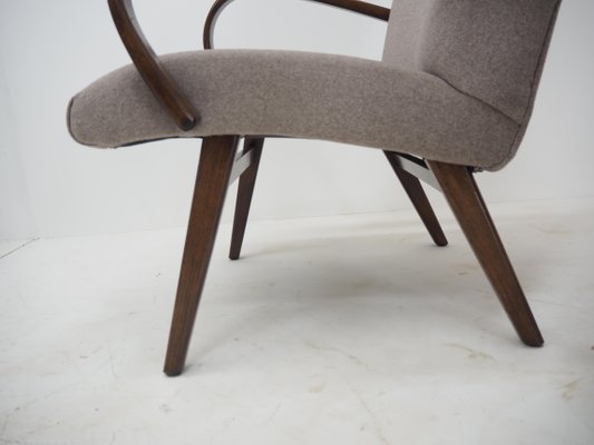 Czech Ton/Thonet Beech Armchairs, 1960s, Set of 2-TZ-1079003