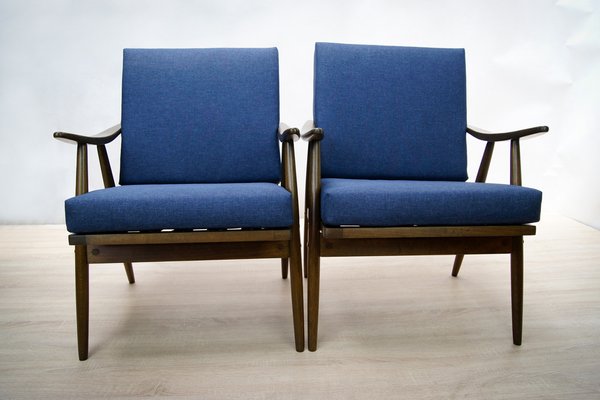 Czechoslovak Armchairs from Ton, 1960s, Set of 2-NIT-1339057