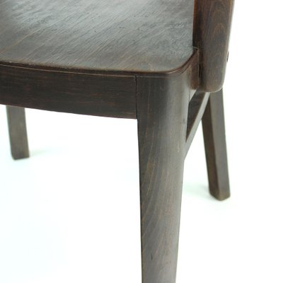 Czechoslovak Oak Armchair by Michael Thonet for Thonet, 1930s-UL-689688