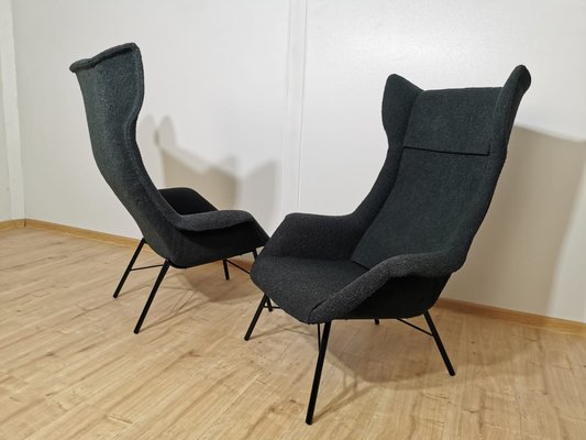 Czechoslovakia Lounge Chair by Miroslav Navratil, 1960s, Set of 2-QJA-1196013