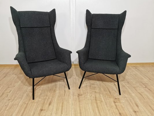 Czechoslovakia Lounge Chair by Miroslav Navratil, 1960s, Set of 2-QJA-1196013