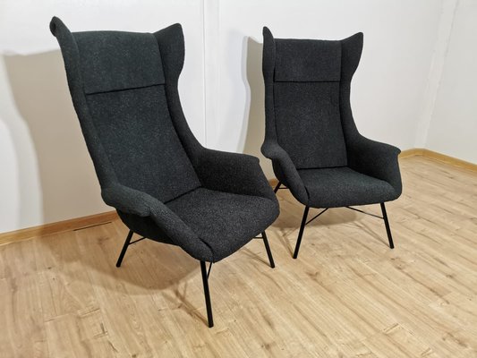 Czechoslovakia Lounge Chair by Miroslav Navratil, 1960s, Set of 2-QJA-1196013