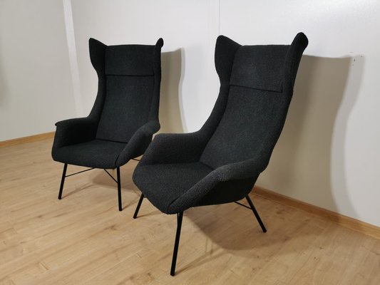 Czechoslovakia Lounge Chair by Miroslav Navratil, 1960s, Set of 2-QJA-1196013