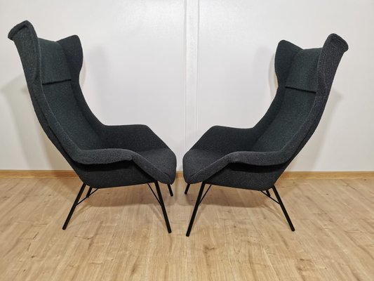 Czechoslovakia Lounge Chair by Miroslav Navratil, 1960s, Set of 2-QJA-1196013