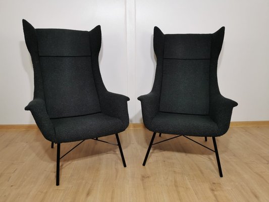 Czechoslovakia Lounge Chair by Miroslav Navratil, 1960s, Set of 2-QJA-1196013