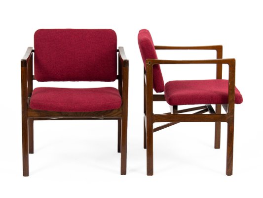 Czechoslovakian Armchairs, 1970s, Set of 8-ABO-1448632