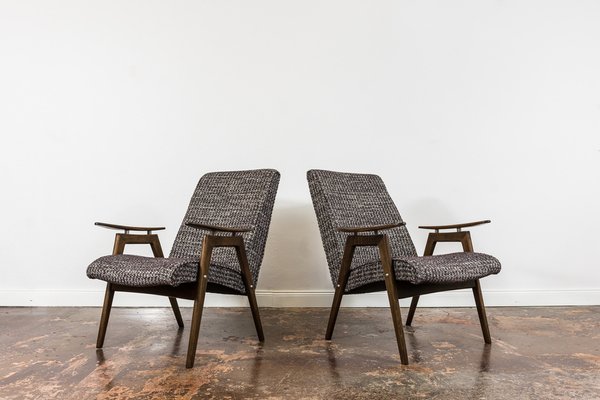 Czechoslovakian Armchairs by Jaroslav Šmídek for Jitona, 1960s, Set of 2-IXL-1745400