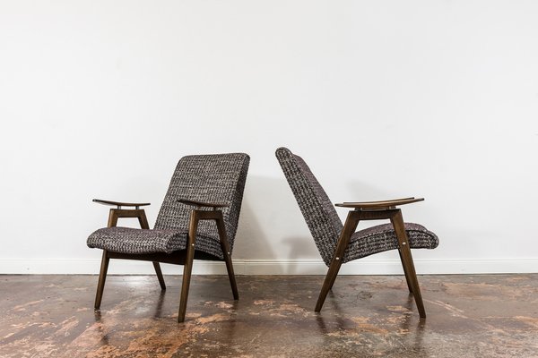 Czechoslovakian Armchairs by Jaroslav Šmídek for Jitona, 1960s, Set of 2-IXL-1745400