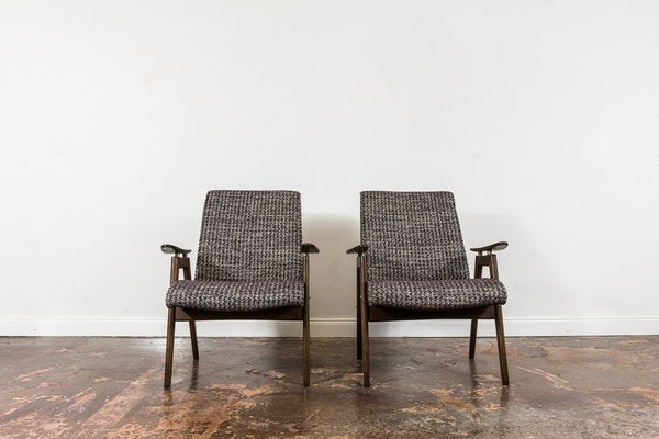 Czechoslovakian Armchairs by Jaroslav Šmídek for Jitona, 1960s, Set of 2-IXL-1745400