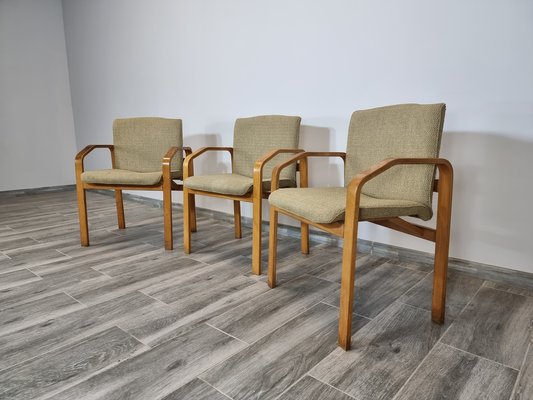 Czechoslovakian Armchairs by Ludvik Volak for Holes Tree, Set of 3-QJA-1327821