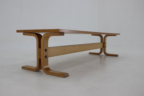 Czechoslovakian Beech Bench, 1970s-TZ-1342491