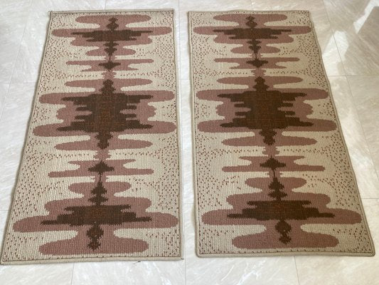 Czechoslovakian Carpets in Scandinavian Style, 1970s, Set of 2-TZ-1257659