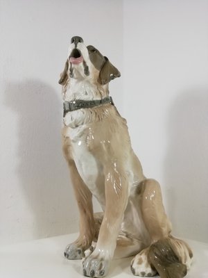 Czechoslovakian Ceramic Dog from Amphora, 1930s-HNE-1394805