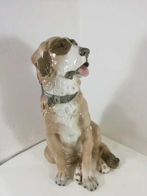 Czechoslovakian Ceramic Dog from Amphora, 1930s-HNE-1394805