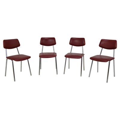 Czechoslovakian Chairs, 1970s, Set of 4-TZ-942406