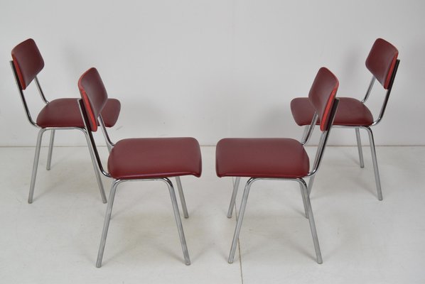 Czechoslovakian Chairs, 1970s, Set of 4-TZ-942406