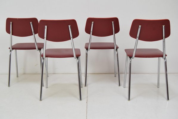 Czechoslovakian Chairs, 1970s, Set of 4-TZ-942406