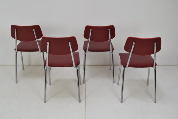 Czechoslovakian Chairs, 1970s, Set of 4-TZ-942406