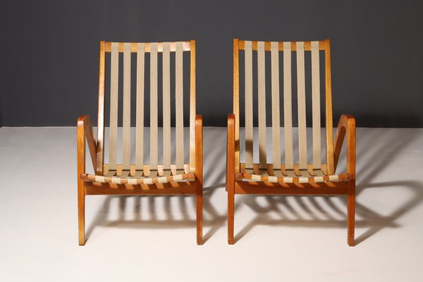 Czechoslovakian Chairs by Janěk Vaněk for Krásná Jizba, 1940s, Set of 2-HXT-2043775